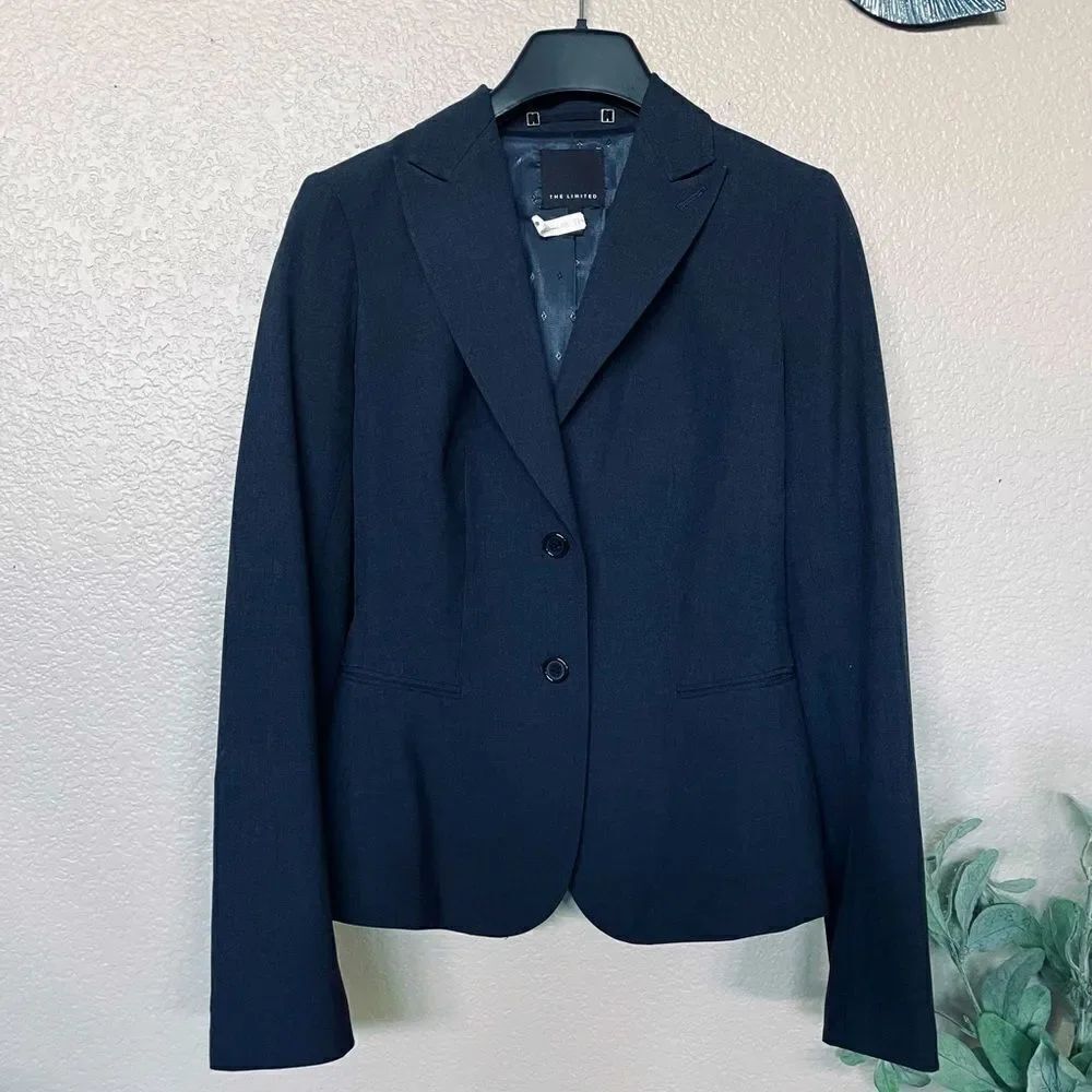 The Limited Gray Professional Blazer Coat 2